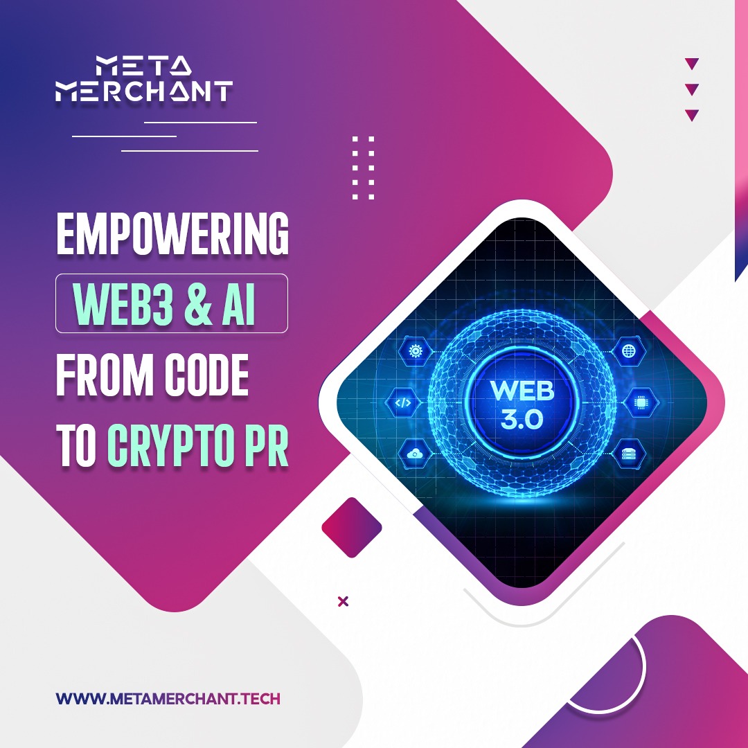 we_metamerchant's tweet photo. Meta Merchant - Bridging Web3 and AI, Transforming Code into Crypto🚀
We stands as your beacon of expertise🔥
With us, your brand's story becomes one that is heard and remembered💥
#Web3 #AI #CryptoInnovation #Crypto #metamerchant #technology #Trending https://t.co/KEljeUA1fo