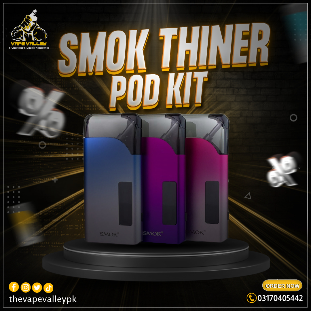 'Experience the future of vaping with the Smok Thiner Pod Kit – Slim, Stylish, and Seriously Satisfying!'
.
#vapevalley #smokthiner #VapingLife #StopSmoking #VapeOn
#smok #thiner #newvape #smokthinerpodkit #SmokThinerpod
#vapelover #SMOKTech #PodSystem