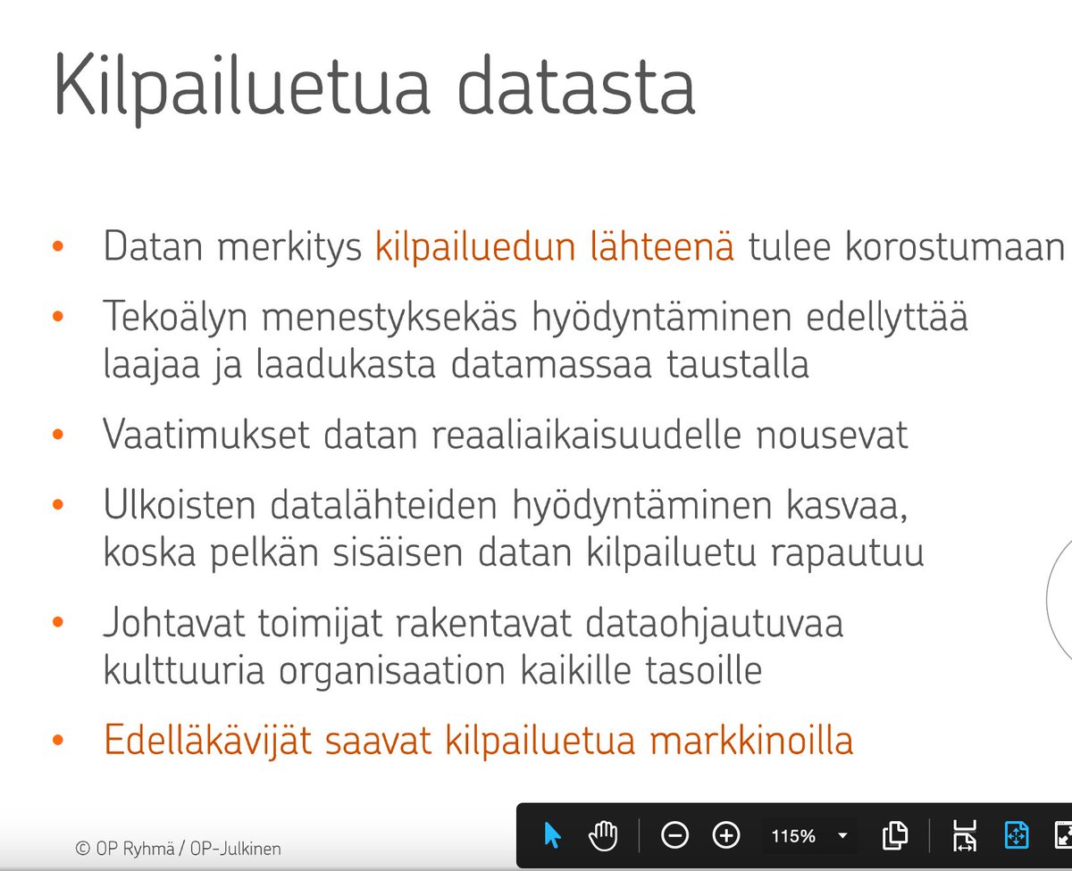 Timo Ritakallio (<a href="/ritakti/">Timo Ritakallio</a>) OP ryhmä:  "Kyky rakentaa menestyscombo sisäisen ja ulkoisen datan yhdistelmällä on olennaisen tärkeää" #Asiakkuus2023 #analytiikka