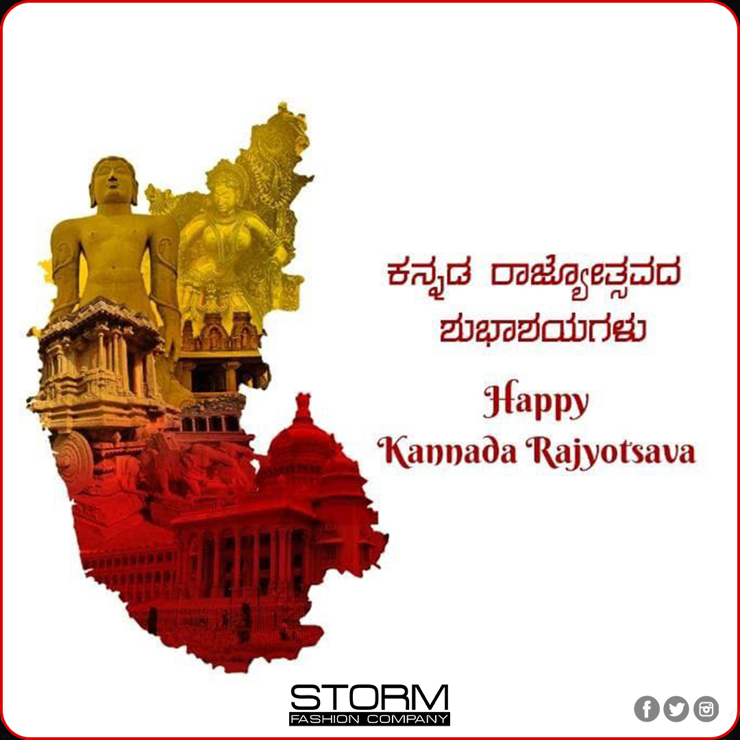 Happy Kannada Rajyotsava #KannadaRajyothsava
#stormfashioncompany @SauravGoldie  @StormSharma