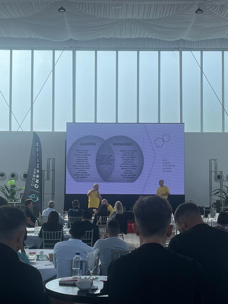 APDCoachEd's tweet image. Great Morning @EmiratesGC listening to Mike Phelan talking about Leadership in Sport and Business