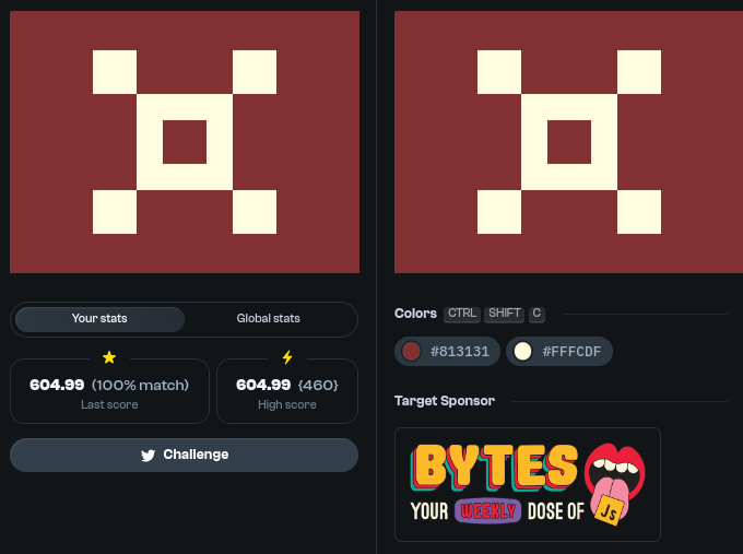 cindy_kandie's tweet image. {⚔️} I call this one The Boxed Up #CSSBattleDaily challenge!  
#boxedup
Check out the code here👇
github.com/cindykandie/CS…
Play now👇
cssbattle.dev/play/QbKbsSvMn… via @css_battle