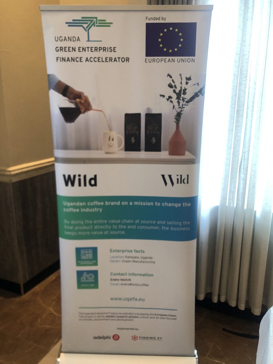 thewildbrand's tweet photo. Happy to be representing at this important and interesting event: UGEFA Green Finance Dialogue Forum. #GFDF23 #ScaleGreenSMEInvestments @ugefa_eu
Please pass by our stand for a talk about coffee! โ๏ธ https://t.co/VQZKDP6rii