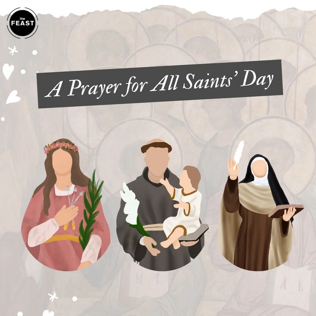 thefeastph's tweet photo. Join us in honoring All Saints today.
Let's remember and pray for the saints who have inspired us with their faith and devotion.
Know more about our saints. Go to your Feast App > Pray > Prayer to Saints / Catholic Devotions
#FeastApp https://t.co/zbcGqVm3Eg