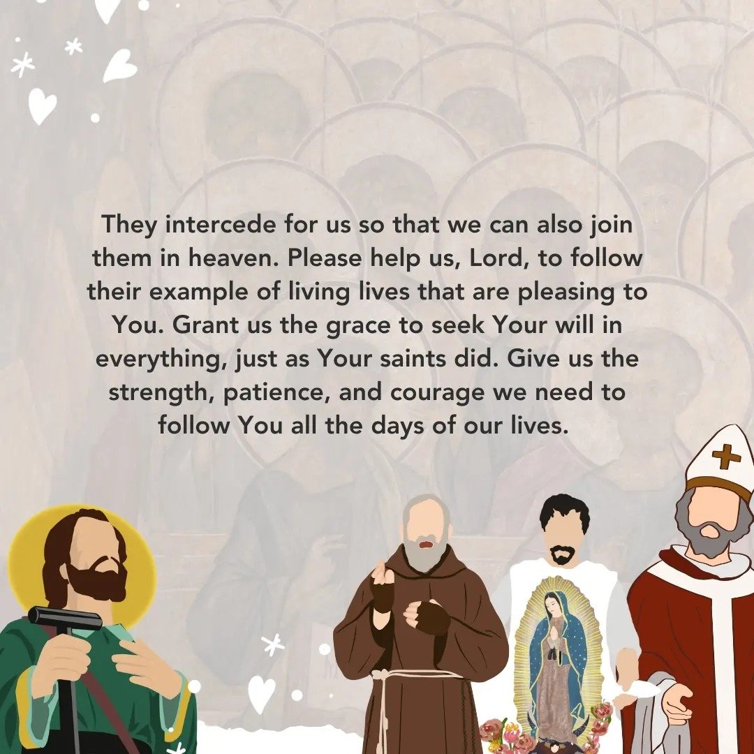 thefeastph's tweet photo. Join us in honoring All Saints today.
Let's remember and pray for the saints who have inspired us with their faith and devotion.
Know more about our saints. Go to your Feast App > Pray > Prayer to Saints / Catholic Devotions
#FeastApp https://t.co/zbcGqVm3Eg
