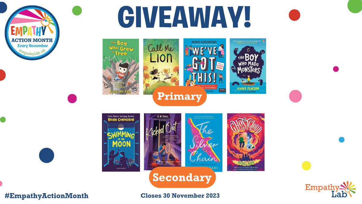 📚#EmpathyActionMonth book GIVEAWAY📚 WIN a bundle of Primary or Secondary books! To enter: 🌟Like, follow & repost 🌟Comment below with the bundle you want 🌟For ONE extra entry, answer the question: What is your Empathy Resolution? 🗓️Closes 30 November