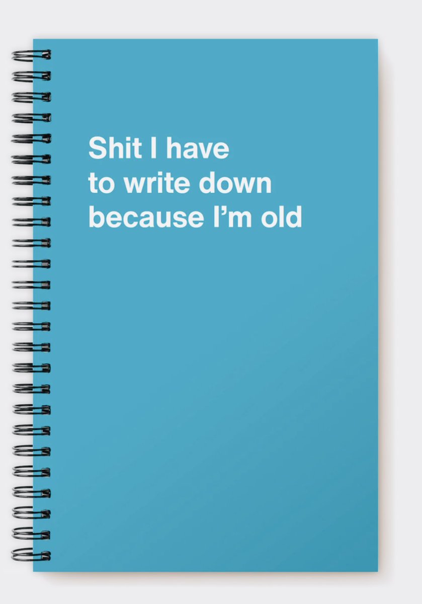 Reallisariley's tweet image. 😆😆😆😆🤣🤣🤣🤣who’s getting this for Christmas??? I know I need it, that’s for sure 😆😆😆😆🤣🤣🤣🤣 #gettingolder #age #forget #funny #christmas #notepad #writedown