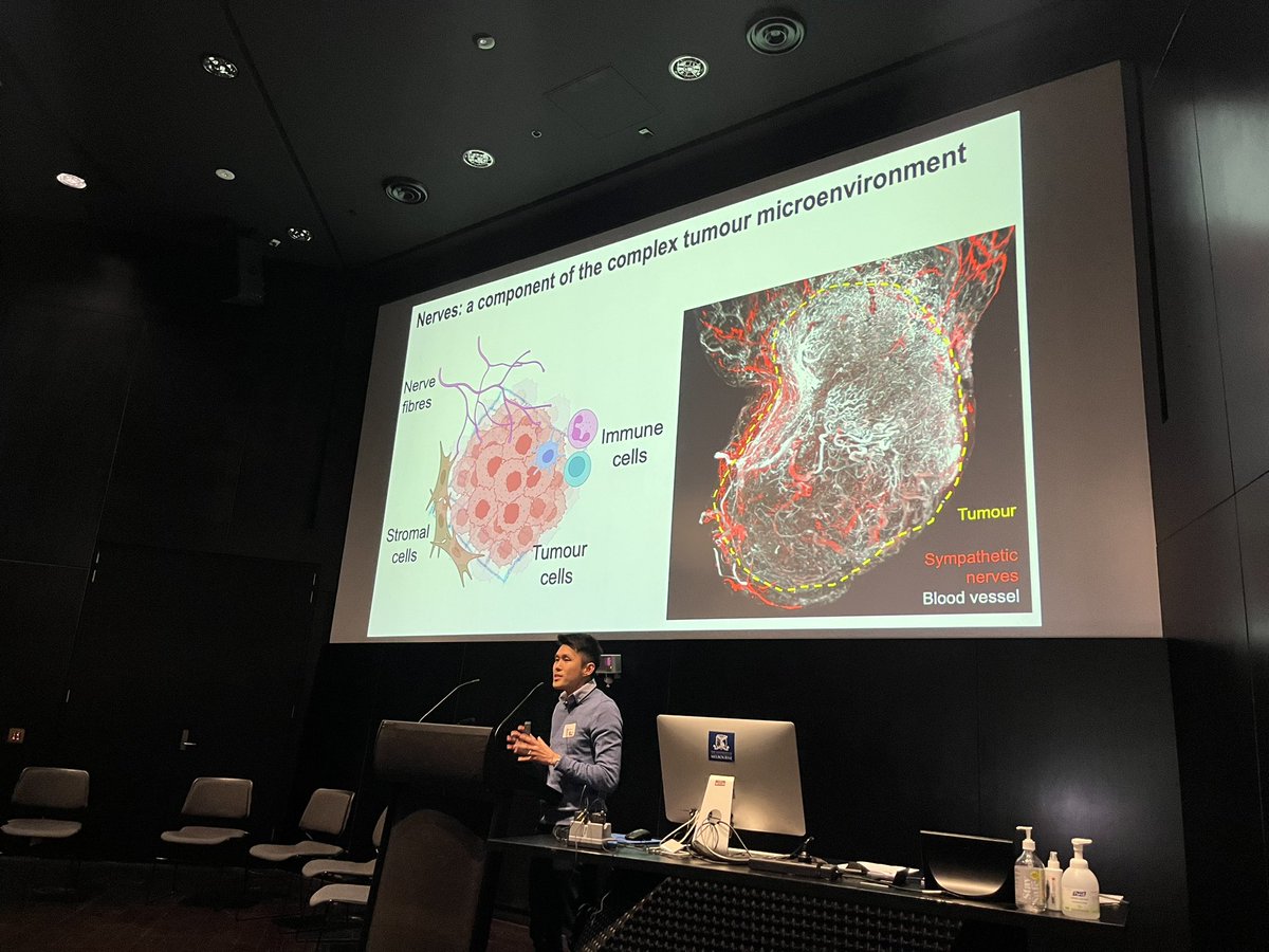 Annabel Manoleras (@annabelvarvara) on Twitter photo Today I got to present some of my #phd work at the <a href="/OzMRS1/">Oz MRS</a> symposium. Such a cool event. It’s really awesome to see consumers be involved in the #cancerresearch experience. Also, big shout out to <a href="/aesonchang/">aeson</a> for his Best ECR Talk award. <a href="/CNI_lab/">Cancer Neural-Immune Lab</a> <a href="/MIPS_Australia/">Monash Institute of Pharmaceutical Sciences</a> #sympatheticnerves Today I got to present some of my #phd work at the <a href="/OzMRS1/">Oz MRS</a> symposium. Such a cool event. It’s really awesome to see consumers be involved in the #cancerresearch experience. Also, big shout out to <a href="/aesonchang/">aeson</a> for his Best ECR Talk award. <a href="/CNI_lab/">Cancer Neural-Immune Lab</a> <a href="/MIPS_Australia/">Monash Institute of Pharmaceutical Sciences</a> #sympatheticnerves