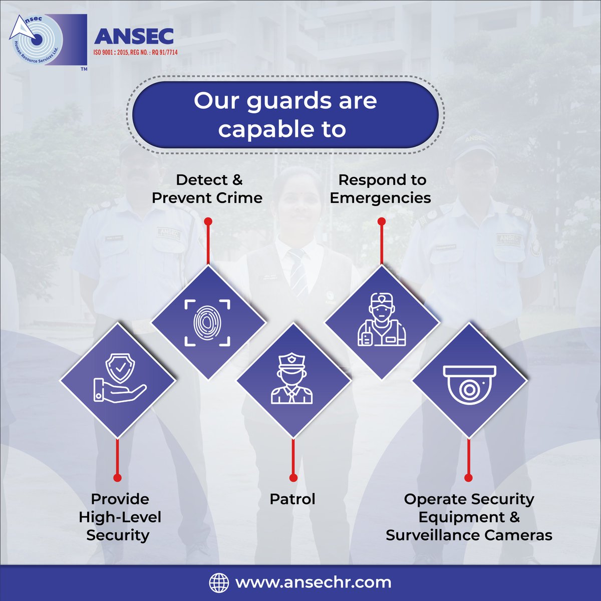 AnsecHuman's tweet image. When it comes to #security, @Ansec #guards are your go-to team. We've got it all covered: crime detection, high-level protection, rapid response, vigilant #patrolling, and state-of-the-art surveillance
#securityguards #securityguardcompany #securityguard #securityguardservice