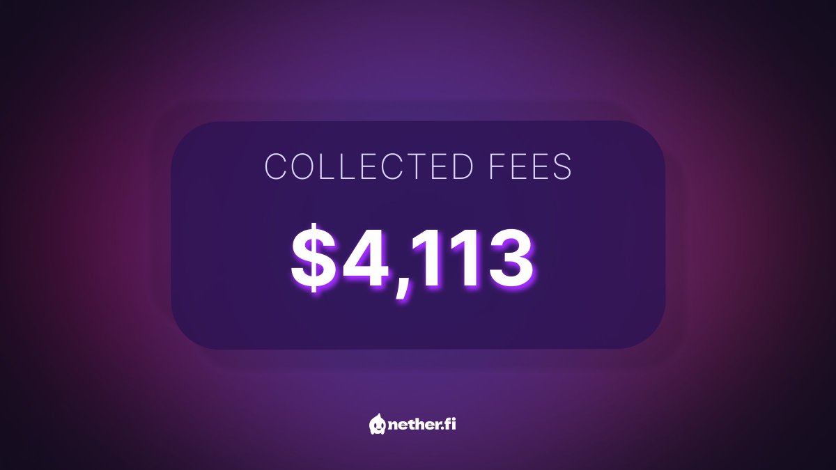 netherlabs_'s tweet image. 🌅 GM #NetherFi 

The initial promotional period for $esNFI emission has concluded as per our schedule. 
Stay tuned for upcoming esNFI promos! 🚀

This week&apos;s fees - a solid 2.3 $ETH - are now active and available to #farm for $NFI and $NLP stakers! 💪🔥

#Earn #RealYield @…