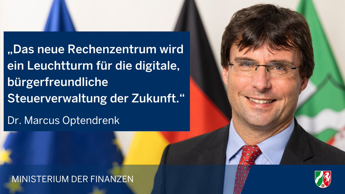 Finanzmin_NRW's tweet photo. Das #Rechenzentrum der #Finanzverwaltung in #Kaarst wird rund 1.000 Landesbediensteten ein modernes Arbeitsumfeld bieten & unsere Verantwortung für Umwelt- & Klimaschutz unterstreichen. 🏗️🌱 Danke an alle Projektbeteiligten!
📲 https://t.co/9qsBr1F1DC #Neubau #RZF @MOptendrenk https://t.co/eXh6M1eqdF