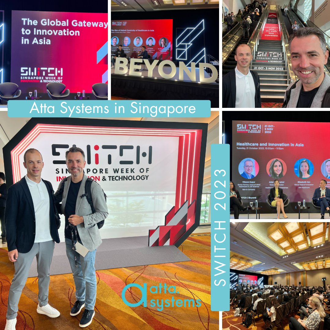 This week, @AttaSystems is attending Singapore Week of Innovation and Technology (@SwitchSingapore) 2023, Asia’s leading tech and innovation festival. Excited to learn about #deeptech topics ranging from #AI, #digitaltrust, #sustainability, #retailtech, #healthcare, #smartcities.