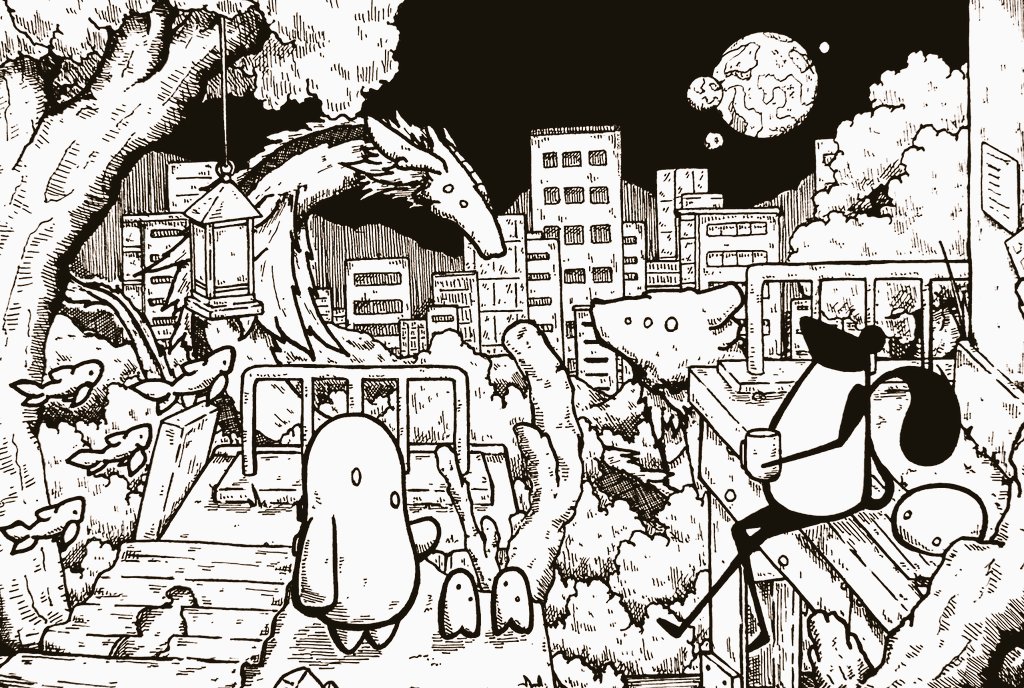 廃墟からの景色、怪物に支配された街

#イラスト
#アナログ絵 