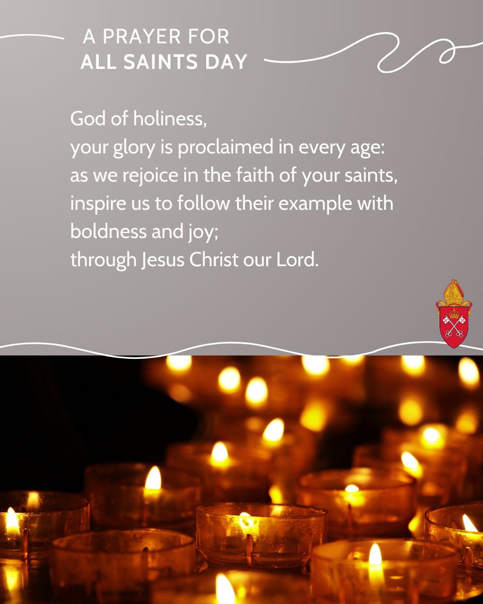 CottrellStephen's tweet image. A prayer for All Saints Day 🙏

#AllSaintsDay