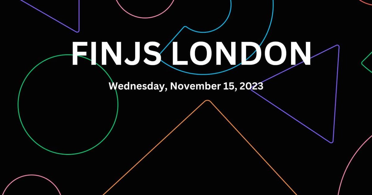GraceRoy59's tweet image. 🚀 Unlock the future of finance at FinJS London! Join us on November 15, 2023, for insightful keynotes, workshops, and networking opportunities. Be part of the FinTech revolution with OpenFin! #FinJS #FinTech #Innovation 
events.coinpedia.org/finjs-london-3…