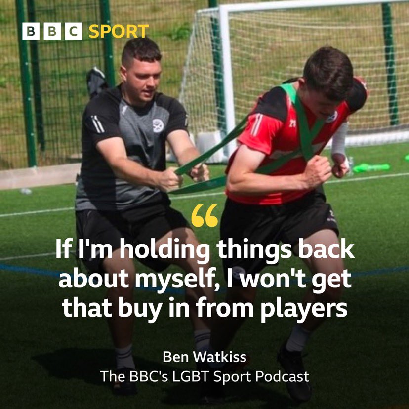 Jack Murley (@jack_murley) on Twitter photo 🗣️ ‘As a club, <a href="/AyrUnitedFC/">Ayr United</a> handled things brilliantly.’
<a href="/bwatkiss96/">Ben Watkiss</a> joins us on the BBC’s LGBT Sport Podcast to talk coming out, coaching in the pandemic - and surviving the cold Scottish winters 😂
Ben’s a top lad - so do go and check it out!
<a href="/BBCSport/">BBC Sport</a> | #bbcfootball | 🌈 🗣️ ‘As a club, <a href="/AyrUnitedFC/">Ayr United</a> handled things brilliantly.’
<a href="/bwatkiss96/">Ben Watkiss</a> joins us on the BBC’s LGBT Sport Podcast to talk coming out, coaching in the pandemic - and surviving the cold Scottish winters 😂
Ben’s a top lad - so do go and check it out!
<a href="/BBCSport/">BBC Sport</a> | #bbcfootball | 🌈