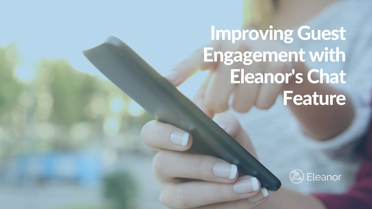 eleanor_app's tweet photo. Explore how Eleanor's chat feature enhances guest engagement in resorts, delivering exceptional benefits for your property. 

#GuestEngagement #ResortManagement #Hospitality #Eleanorapp

Read more: https://t.co/MTG8C5tPSC https://t.co/WDM4FOL6Vf