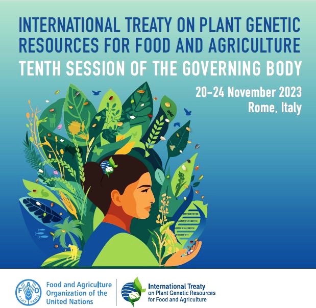 RT: INTERNATIONAL PLANT TREATY💚
📢The Tenth Session of the Governing Body for the INTERNATIONAL PLANT TREATY !
➡️Nov. 20-24, 2023, Rome Italy 
#ItAllStartsWithTheSeed #biodiversity #genebank
#GB10 #FoodSecurity #ClimateChange 
#FAO #CGIAR #IFPRI #NordGen #CropTrust #CIAT #IFAD
