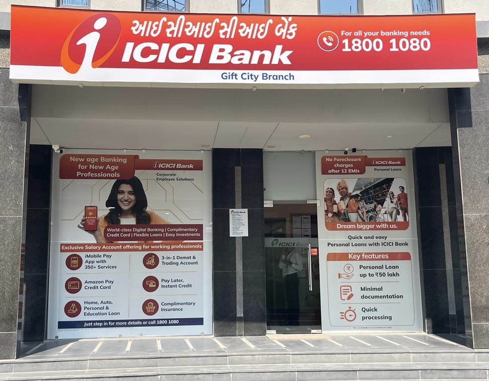 ICICI sets up branch in GIFT City’s Domestic Tariff Area