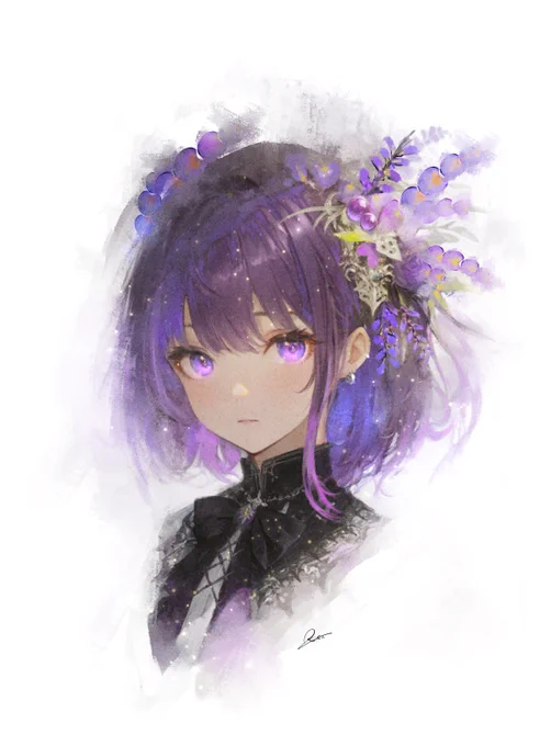 藤の花の女の子