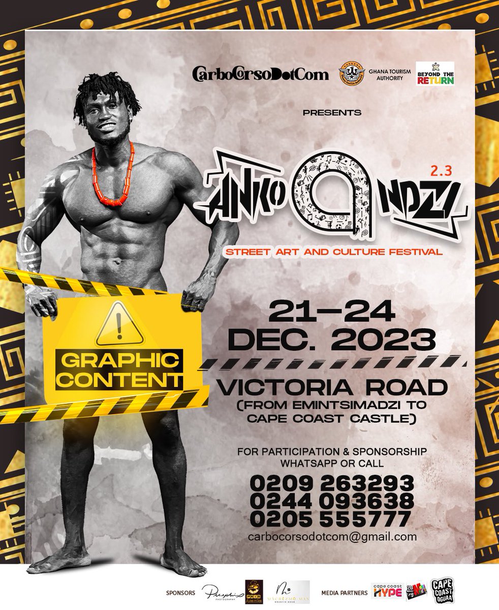 Hey guys. 
Are you ready. <a href="/ankoandzi/">ANKO a Ndzi</a> is back again. This year December 20th-24th in CapeCoast. 
Watch this space for more info. 
🙏🏾