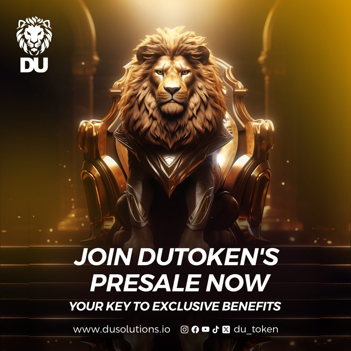 DuCoinnetwork's tweet photo. 🚀 Join DUtoken's Presale Now 🌟
Join our community and secure your spot in the Presale https://t.co/C8UWLDeiQj💰
#PresaleRewards #DUtokenLaunch #PreSale #StayTuned #dutoken #du_token #crypto #Blockchain #Cryptonews #Invest #PresaleLive #EarlyBirdBenefits https://t.co/zXRKZ0dsoc