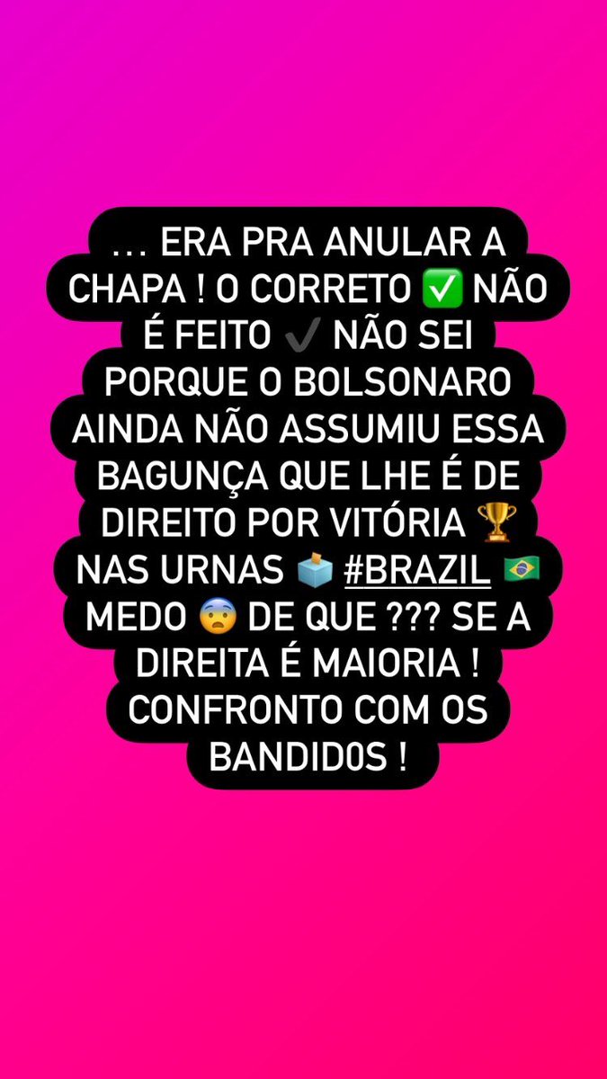 HelenaNenaChic's tweet photo. kd o #codigofonte !???? Governo criminoso, ilegítimo e golpista ! Eleito por roubo e canetada 🖊️🖊️🖊️ do #stfvergonhanacional #stflixo #stfcorrupto #stf lixo 🚮 pecadores 🔥🔥☢️☢️👁️👁️🇧🇷 #LulaLadrão #lulacorrupto #LulaGenocida #lula bandido e rejeitado 🙅🏻♀️ e golpista #LulaNaCadeia https://t.co/MKRWwVYE3R