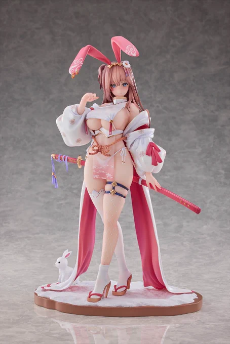 【告知】maxcute( )様よりフィギュア「卯侍-USAMURAI-」が予約開始となりました!あどけない顔にムチムチボディが可愛らしい卯侍さんです。よろしくお願いいたします ■あみあみ: ■