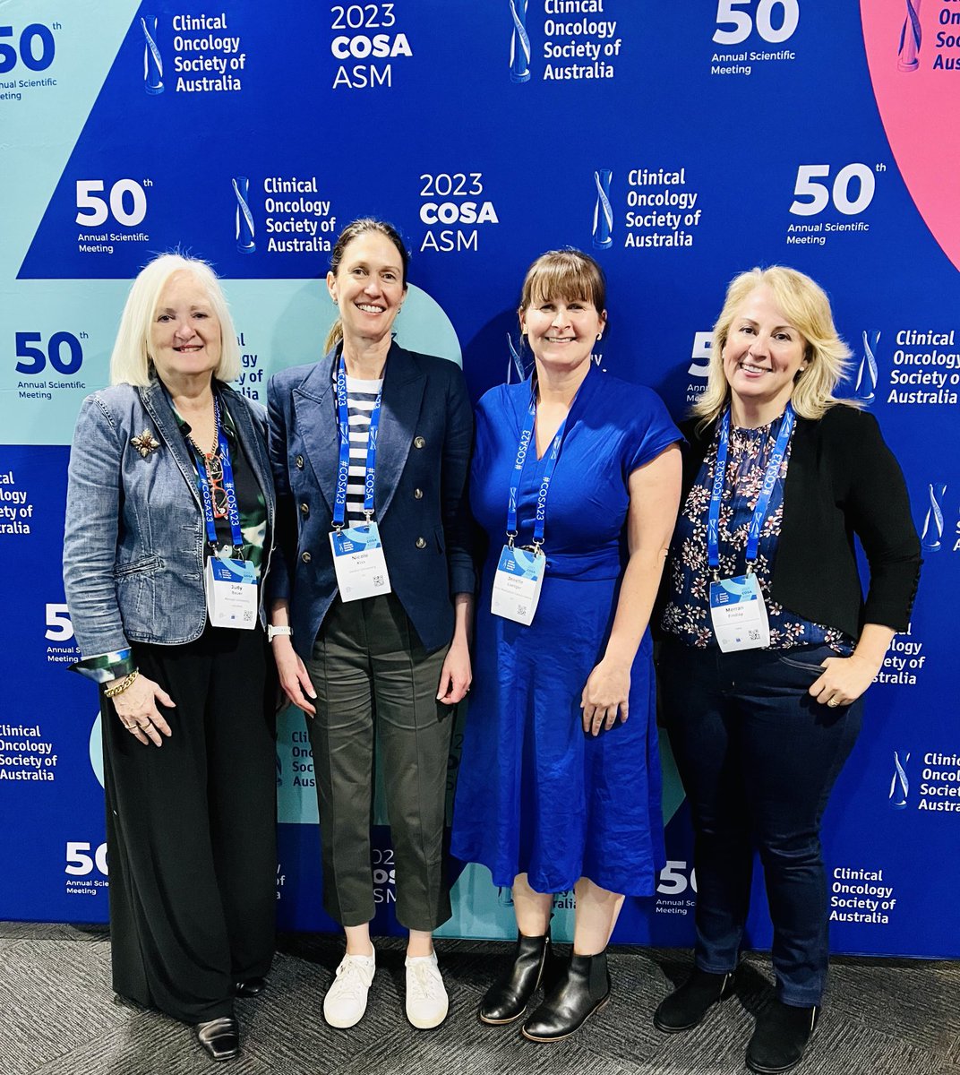 Fab Four #COSA Nutrition Group Chairs past and present ⁦@ProfJudyBauer⁩ @NicoleKKiss⁩ Jenelle Loeliger ⁦@MerranFindlay👏