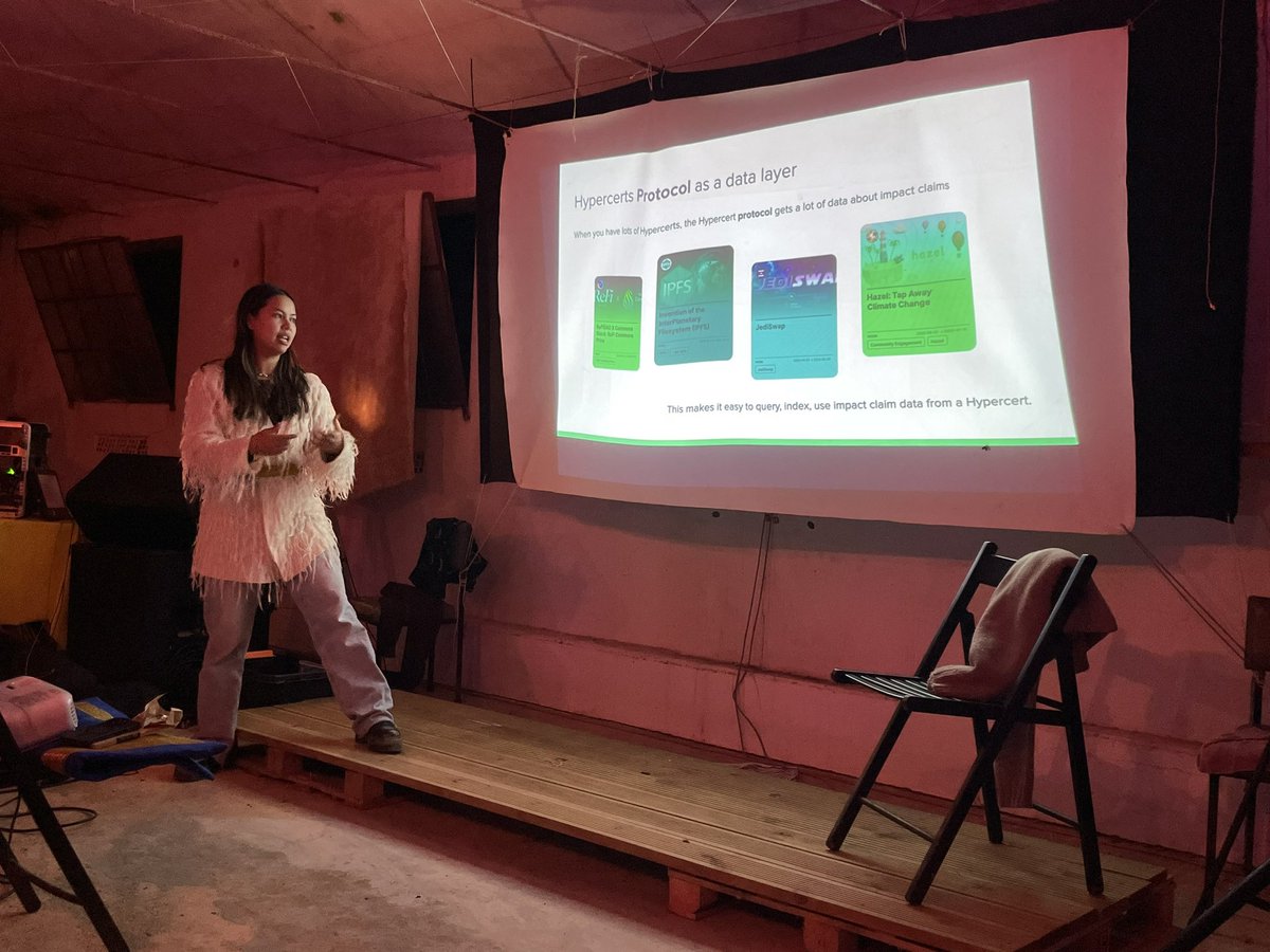 yamine_x's tweet photo. So grateful and fortunate to be with the regens of the world including @ReFiDAOist @hypercerts @DjimoSerodio @SilviProtocol @JimiCohen @Terexitarius and many others at @tdfinyourdreams for the ReFi Week https://t.co/kGME7ToNbB