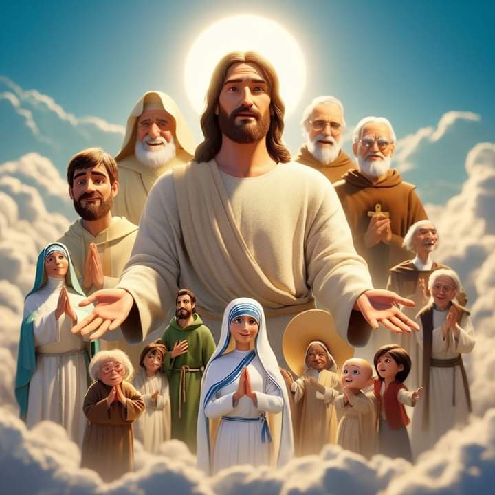 28isabelMaria's tweet photo. ✨️¡Feliz Solemnidad de Todos los Santos!🌷🕊️ https://t.co/bcHAMjoIPf