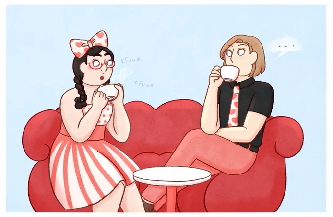 average Tsukimi and Kuranosuke café outing  🥰  #kuragehime #PrincessJellyfish #tsukimikurashita #kuranosukekoibuchi