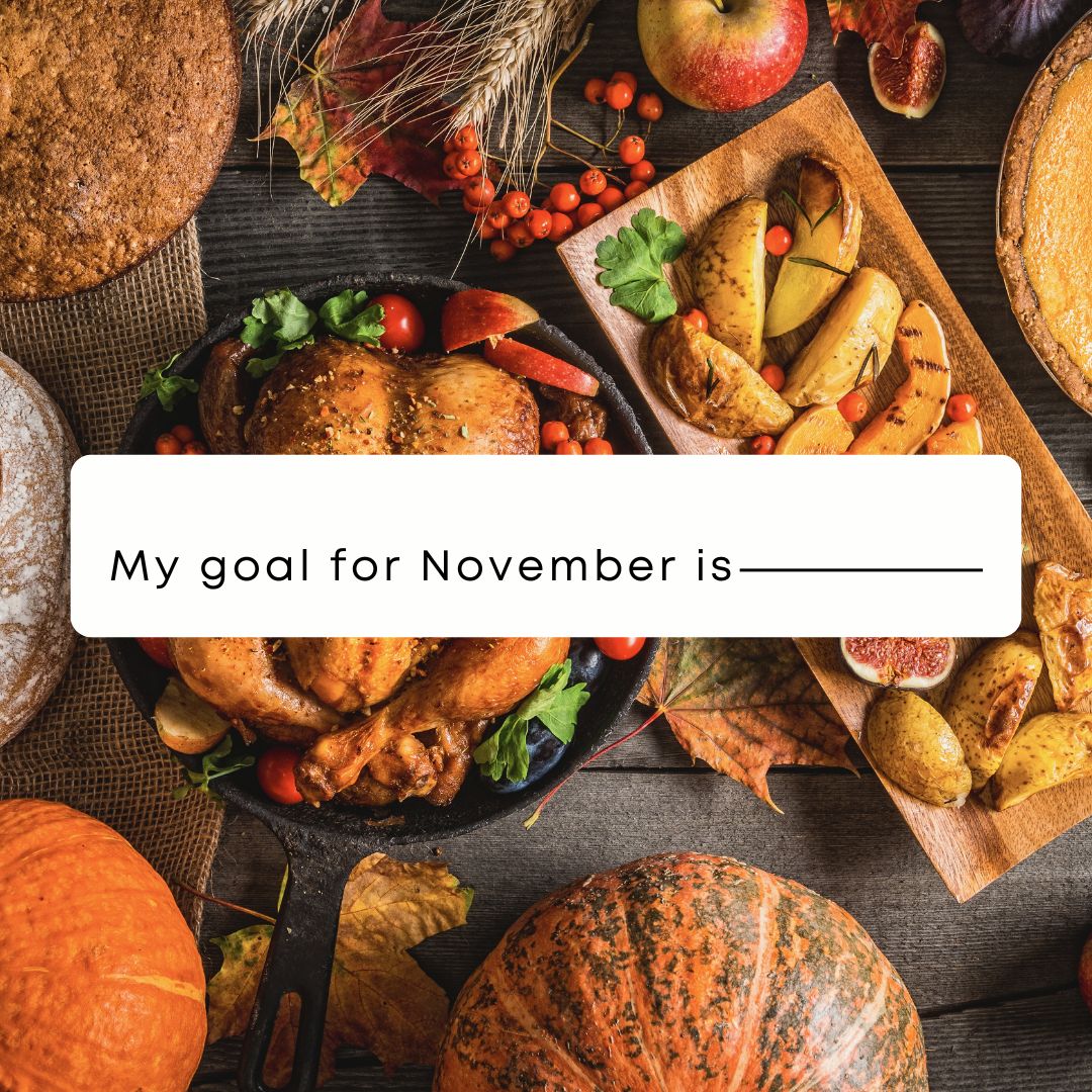 Hello November! 🍂 Let's kick off the month by setting our goals and chasing after them. Share your aspirations in the comments below! 👇