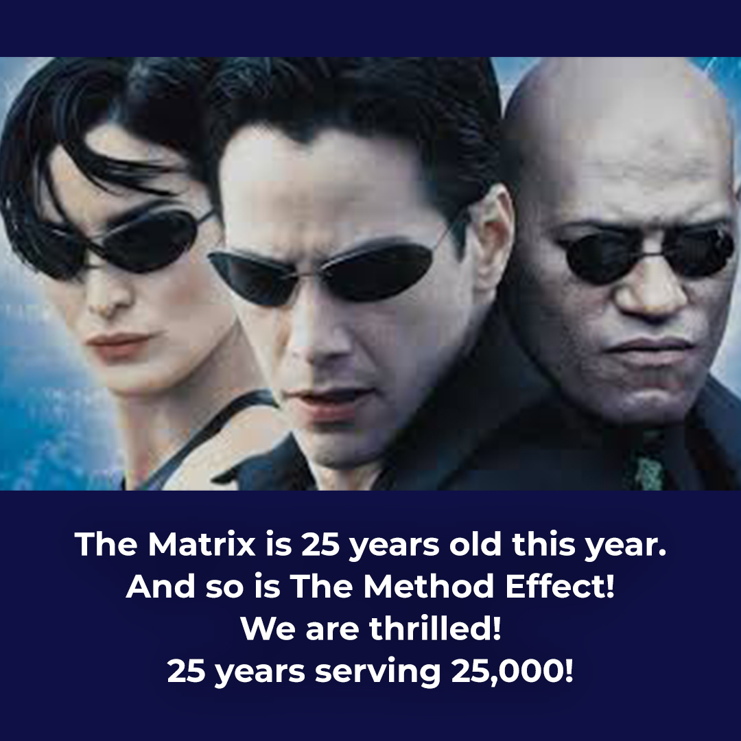 chuckbean's tweet image. 🎉 Celebrating 25 years of excellence in training, coaching, and strategy! 📈🤝 Here&apos;s to another 25 years of growth and success! 🥂 

#TheMethodeffect #SilverAnniversary #ManagementTraining #SalesCoaching #TeamBuilding