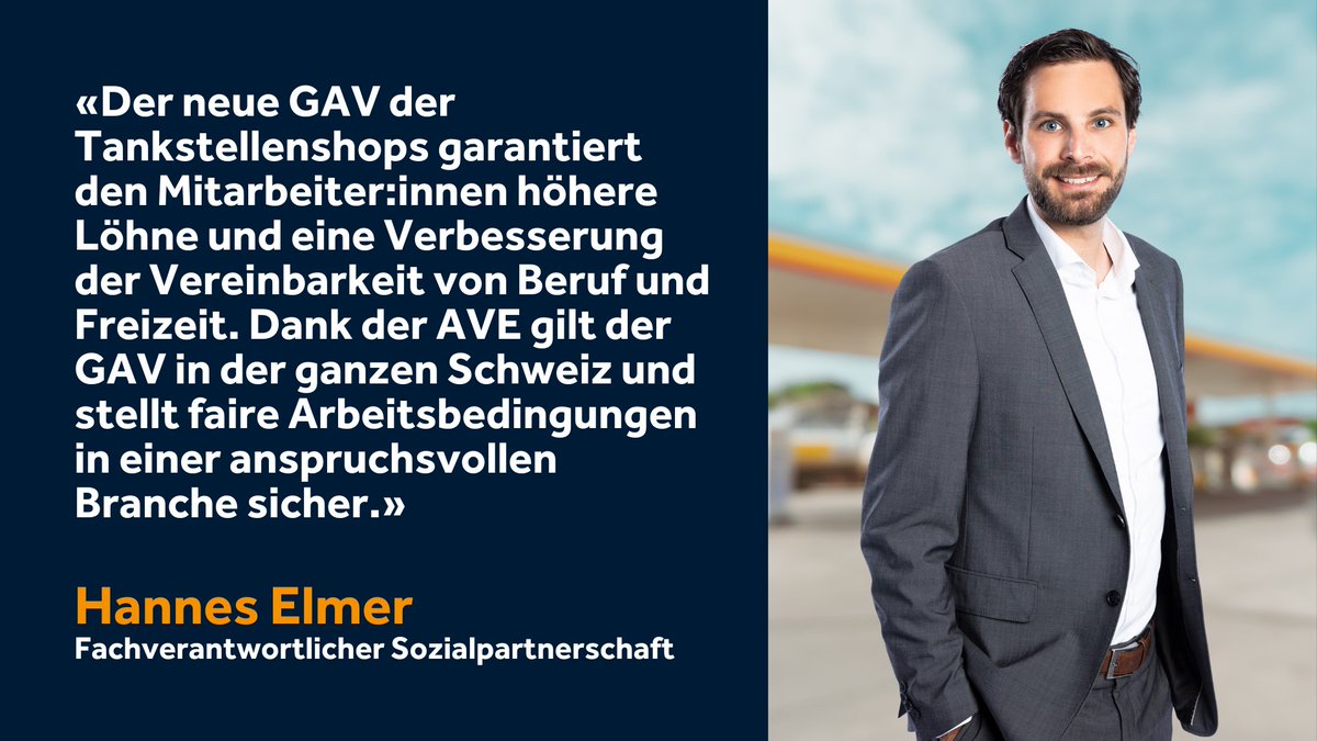 📢Höhere Löhne und mehr freie Wochenenden 

Der GAV der Tankstellenshops wurde zum ersten Mal durch die Sozialpartner (Verband Tankstellenshops Schweiz VTSS, <a href="/UniaSchweiz/">UniaSchweiz</a>, @Syna – die Gewerkschaft und uns) neu verhandelt. 

👉ow.ly/xtHH50Q2V3e

#Detailhandel #Sozialpartner