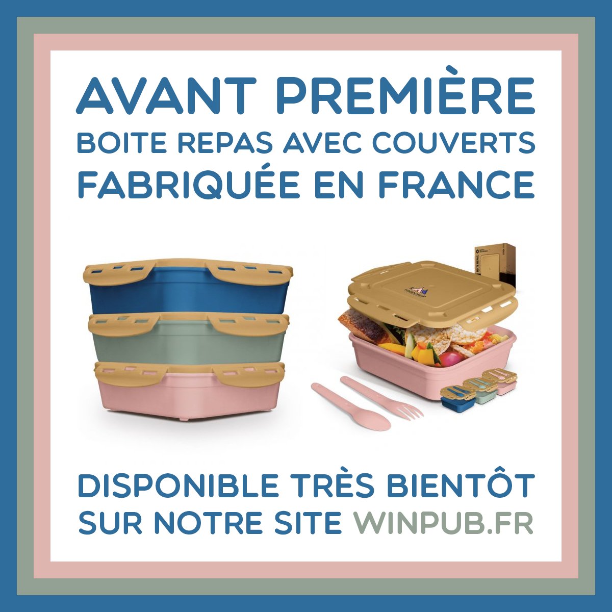 👩‍🍳 En ce 1er novembre férié juste après Halloween, on a décidé de vous parler cuisine !

🍽️ Nos nouvelles boites repas arrivent très bientôt, et elles sont fabriquées au Coteau.

Laissez-vous tenter, c'est français : winpub.pulse.ly/6jcwb7pivv