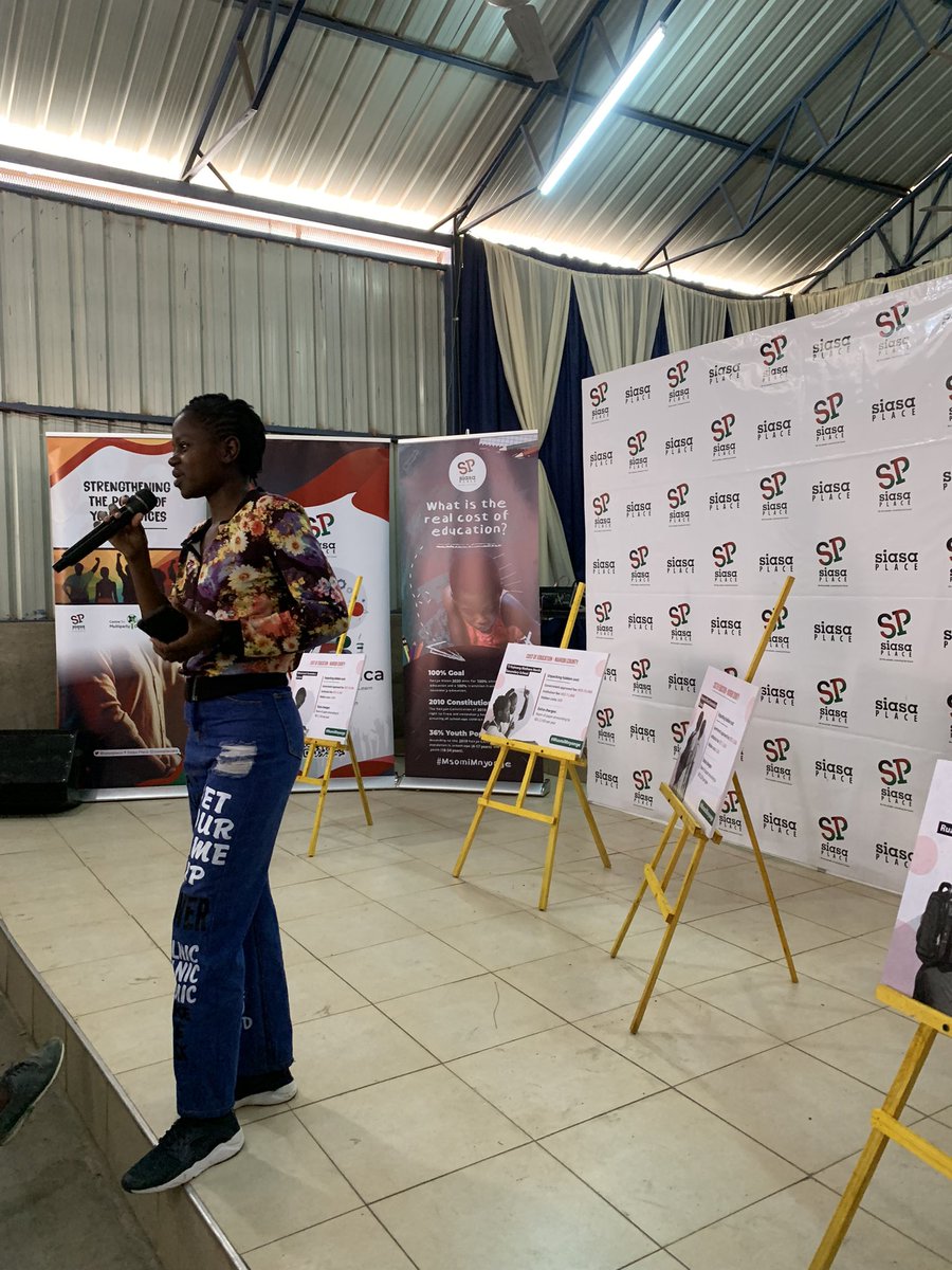siasaplace's tweet photo. Conversations ongoing at the #MsomiMnyonge education campaign launch in Mathare where the number of public schools vis a vis the population is quite low.
Lack of public schools is a major barrier to access to education. https://t.co/ob848YPeKU