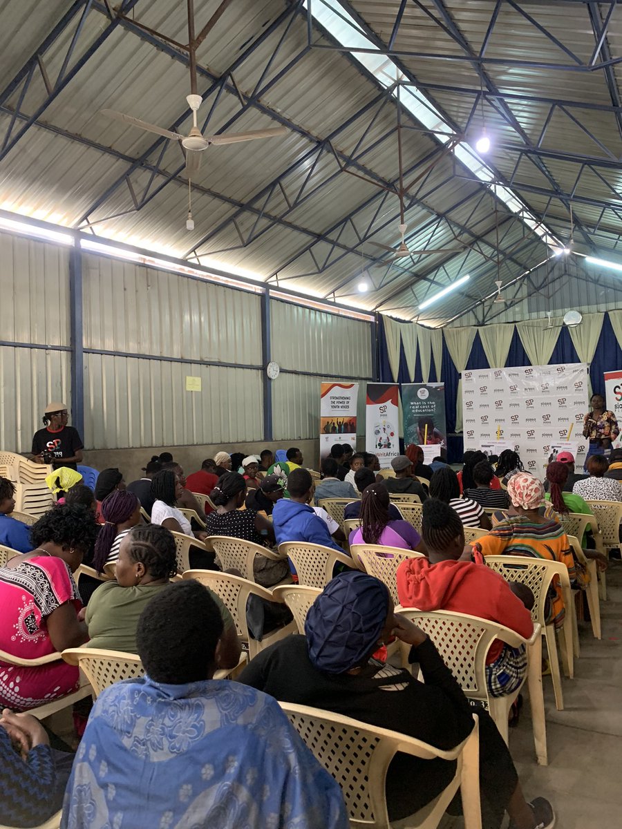 siasaplace's tweet photo. Conversations ongoing at the #MsomiMnyonge education campaign launch in Mathare where the number of public schools vis a vis the population is quite low.
Lack of public schools is a major barrier to access to education. https://t.co/ob848YPeKU