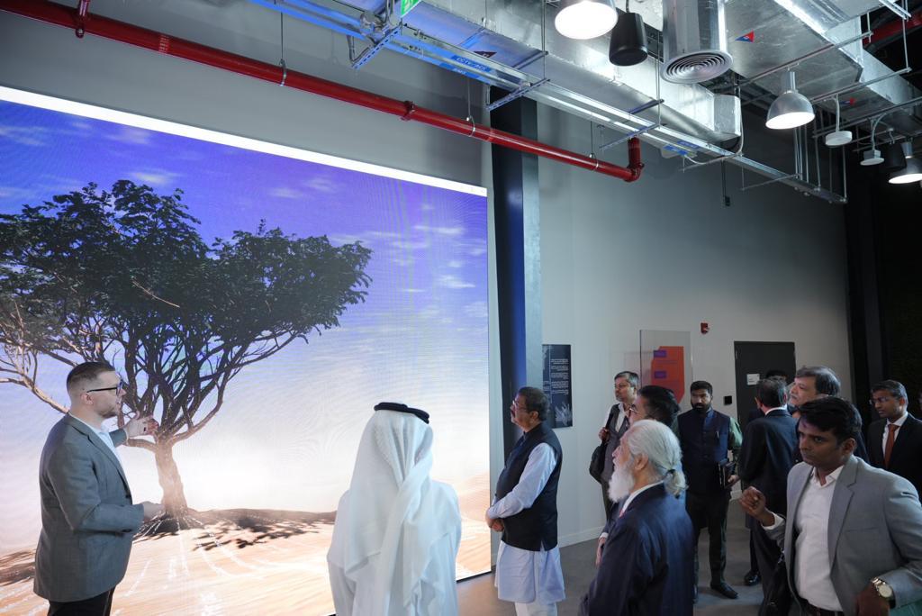 In his visit to <a href="/42AbuDhabi/">42 Abu Dhabi</a>  Hon. <a href="/EduMinOfIndia/">Ministry of Education</a> &amp; <a href="/MSDESkillIndia/">Skill India</a> <a href="/dpradhanbjp/">Dharmendra Pradhan</a> explored opportunities for 🇮🇳 🇦🇪 cooperation in the field of disruptive-technology led education for a future ready work force. <a href="/MEAIndia/">Randhir Jaiswal</a> <a href="/MOEUAEofficial/">وزارة التربية والتعليم</a>