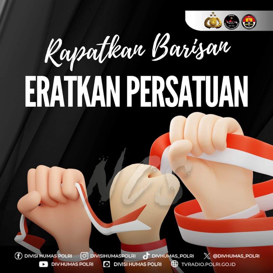 Humas_Kalikotes's tweet photo. Rapatkan Barisan Eratkan Persatuan

Indonesia adalah negeri yang terdiri dari berbagai suku, agama, ras dan golongan. Kemajemukan ini yang membuat kita tetap bersatu sebagai bangsa yang besar. https://t.co/WthyWIF4V7