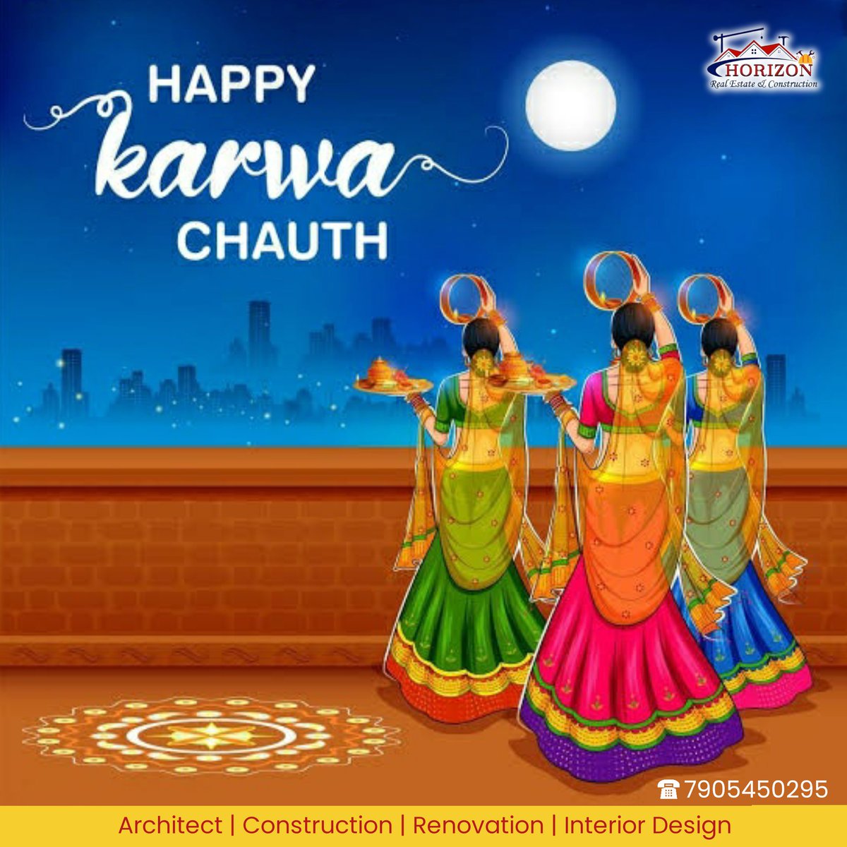 Conshorizon's tweet photo. On this auspicious day, I wish your #love and respect for each other grows stronger. 
#Happy_fasting!
#happykarwachauth 
#karwachauth #karwachauthspecial  #festival #husband #wife #happy #constructioncompany #horizon_construction https://t.co/Bv2tEJPjlE