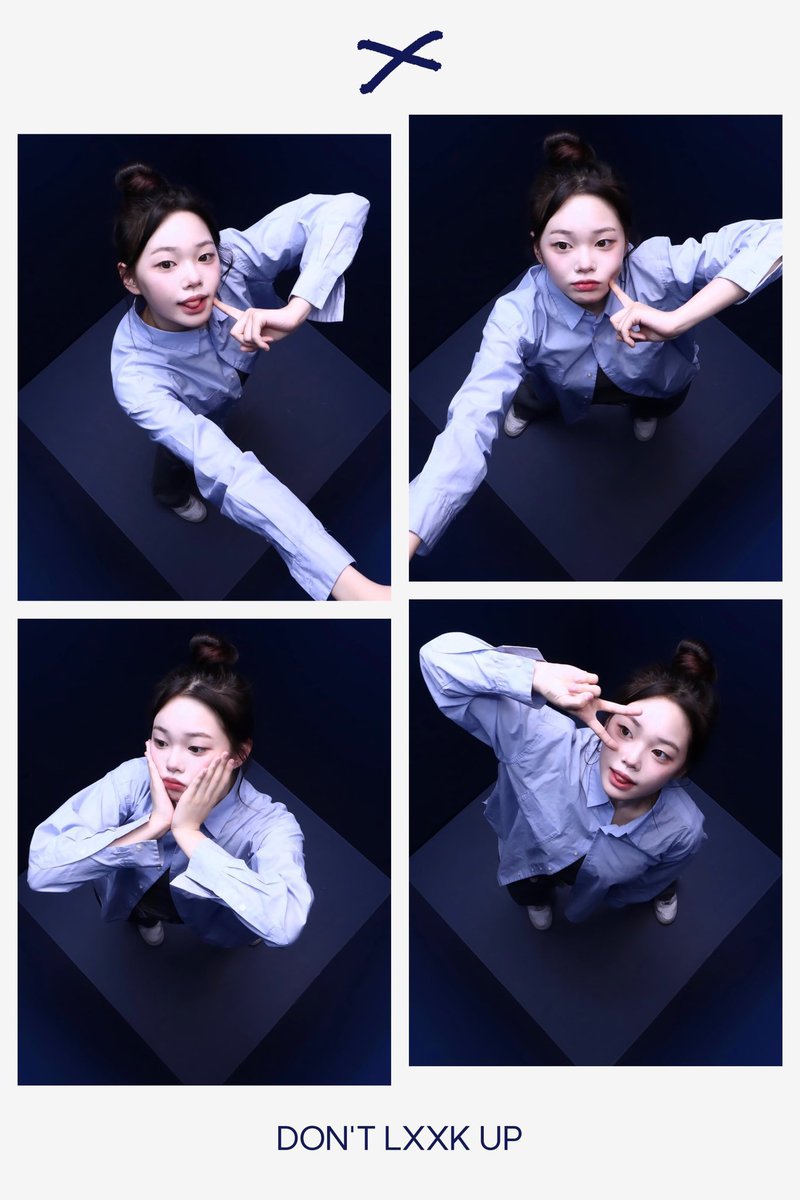 님들 제가 오늘 이거 따라 찍고 왓는데요… 님들도 따라 찍고 오라고 몇가지 팁드림
-코디: 하늘색 셔츠+검정색 이너+와이드청바지
-남색방 선택
-기본 프레임 + 선 약간 어긋난 프레임 선택
-✨줌✨하기 줌 안하면 멀리 찍힘
-찍을때 보은이 첫컷 볼콕한 손이 오른손이라는 거 참고
- 하얀색으로 변경