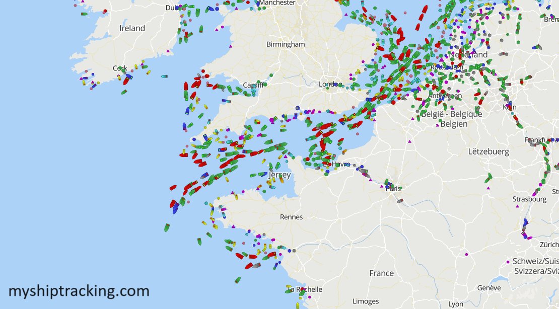 Sans aucune surprise, la #VigilanceRouge est lancée. 
Les 200km/h devraient être approchés au large de la pointe bretonne avec des vents de force 12 Beaufort sur une étendue remarquable.
Pourtant, de très nombreux bateaux semblent encore circuler. Y a-t-il des mesures d'arrêts du…