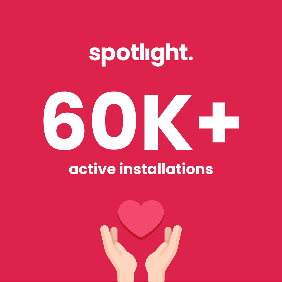 spotlight_wp's tweet image. 🎉 Exciting News! 🎉 We&apos;re thrilled to announce that Spotlight has reached a new milestone - 60,000+ active installations! 🚀 Thank you for being a part of our journey! 🙌 

#Spotlight #WordPress #InstagramFeeds #Milestone #ThankYou #Community #WebDevelopment #WordPressPlugins