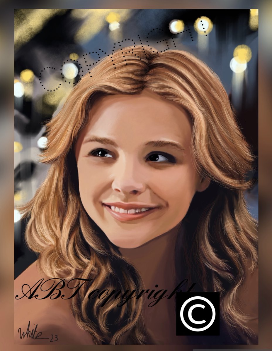 artbythree's tweet photo. New digital art portrait! If you would like something like this just get in touch! Prices start at Β£200 which includes a print! #earlybiz #mhhsbd #craftbizpart #digitalart #WednesdayMotivation #ChloeGraceMoretz https://t.co/834dZlKnIr