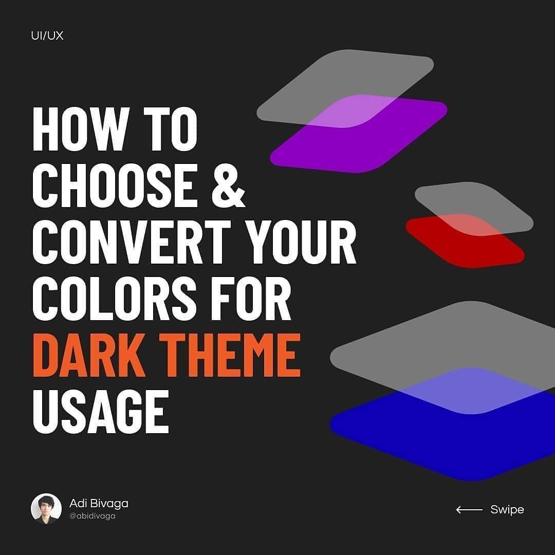 uibundlecom's tweet image. 🌑 Final piece of the Dark Theme Series by desaynstudio is here! Learn to choose & convert colors for dark themes like a pro. Your designs will thank you! Double tap if you loved this series & share your thoughts! 
🎨  uibundle.com/design-tips/Ho… 
.
#DarkThemeDesign #ColorConversion
