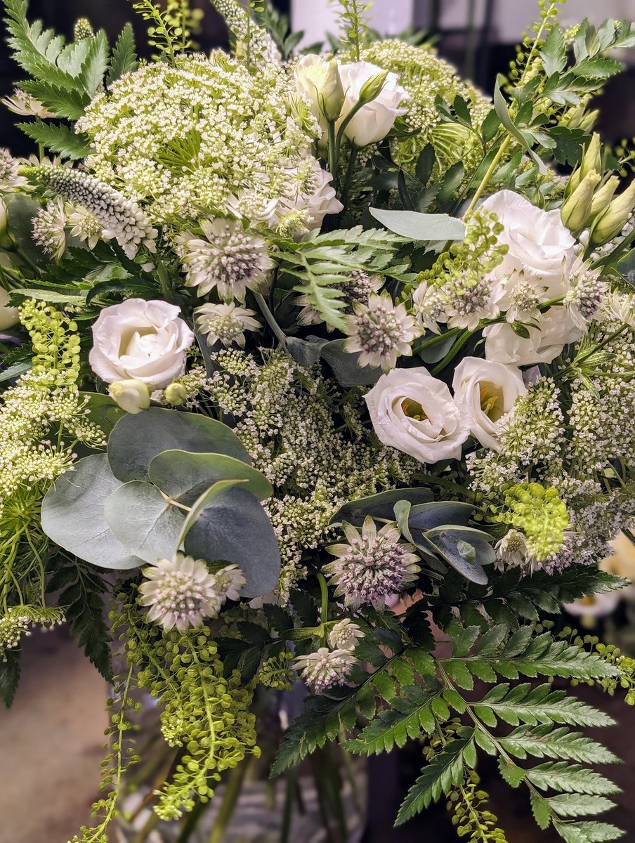 Today's wedding bouquet is a simple but stylish garden-style design... #weddingflowers #gardenstyle #londonfloristv