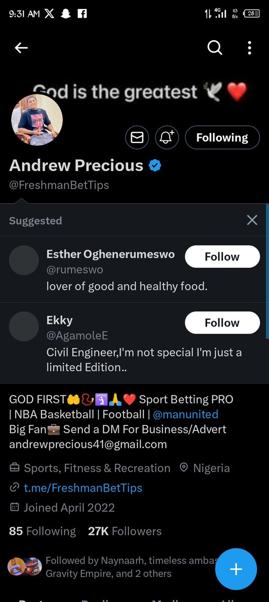 CalabarGhost's tweet photo. @OfficialJoel4_ @FreshmanBetTips @EmaazDr 7026090103
Opay
Francis Edem 
Thanks Boss HAPPY NEW MONTH https://t.co/dTP0IfWwLU