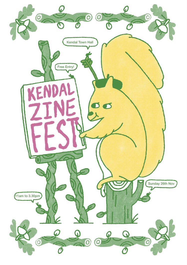 There’s three exciting Zine Festivals coming up in the Lakes in November and December, ones you don’t want to miss! Carlisle Zine Fest - 4th November Kendal Zine Fest - 26th November Penrith Zine Fest - 9th December #ZineFest #Zines #Artists #LakesArtists #LiveMoreDoMore