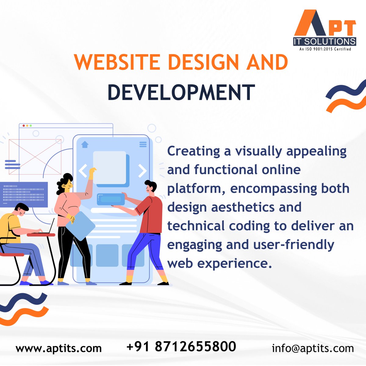 info_Aptits's tweet photo. We create your website a customized one #onlinesucces #marketingmagic #aptits #aptitsolutions #aptitsolutionshyd #webdevelopment https://t.co/32437vmf6x